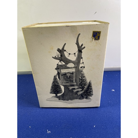 Department 56 Other - Department Dept 56 Christmas Snow‎ Village Clubhouse KIDS TREE HOUSE w/ Box